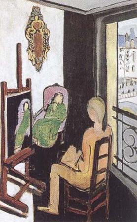 Henri Matisse The Painter and his Model (mk35)